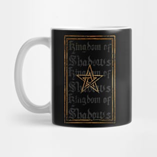 Pentgram, Kingdom of Shadows, 9th Gate, Pentacle, Sigil of Baphomet, Dark Art, Nature Sticker Mug